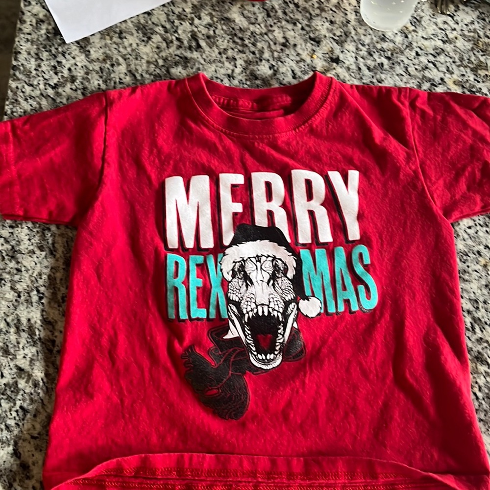 Merry rexmas size 5/6 Christmas shirt
